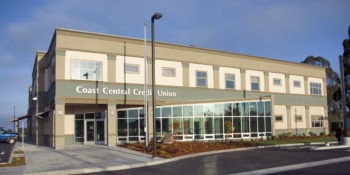 Coast Central Credit Union 1990 to 2009 McKinleyville Member Services Branch building completed