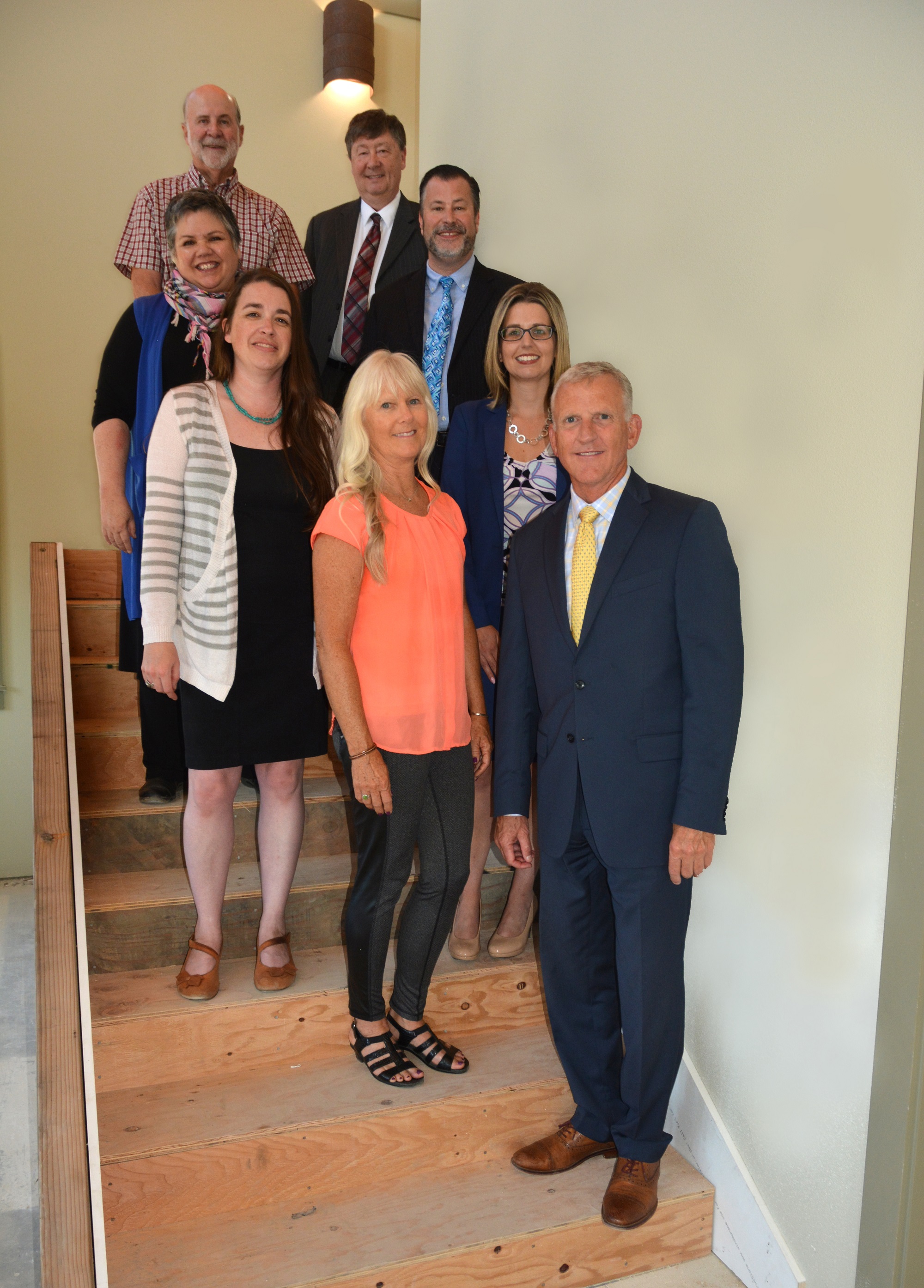 Coast Central Staff from Member Business Services and the Fortuna Member Services Branch stand aside members from the The McLean Foundation